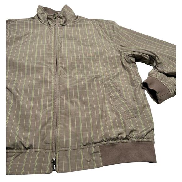 Tiger Woods Collection Men’s Plaid Lightweight Golf Bomber Jacket - size L - Picture 4 of 9